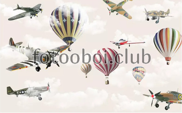 самолеты, воздушные шары, для девочки, для мальчика, детские
