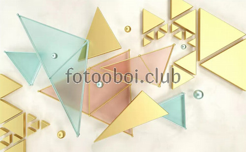 геометрические, треугольники, дизайнерские, абстракция