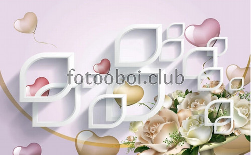 воздушные шары, цветы, розы, букет, дизайнерские, 3д, сердечки, для девочки