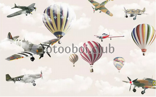 самолеты, воздушные шары, для девочки, для мальчика, детские