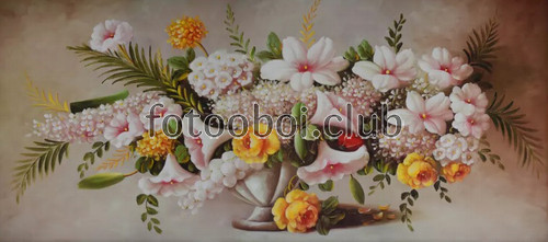 ваза, цветы, букет, натюрморт