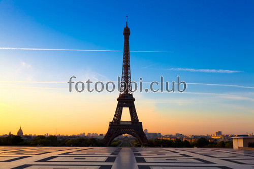 город, Париж, эйфелева башня, на стену, ночной город