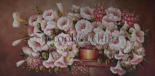 цветы, ваза, букет, натюрморт