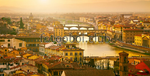 город, Венеция, дома, мосты, вид, осень, река, на стену, стена
