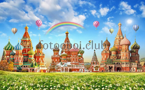 кремль, Москва, шары, трава, достопримечательности, детские