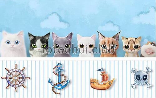 кошки, коте, коты, дизайнерские, забор, детские